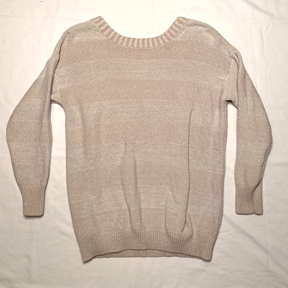 BCBGeneration Low Back Medium Beige Sweater - Picture 2 of 4